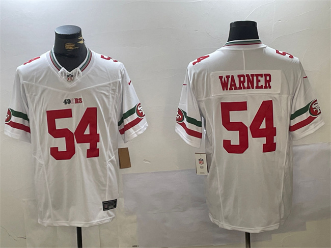 Men's White San Francisco 49ers #54 Fred Warner F.U.S.E. Mexico Vapor Limited Stitched Football Jersey